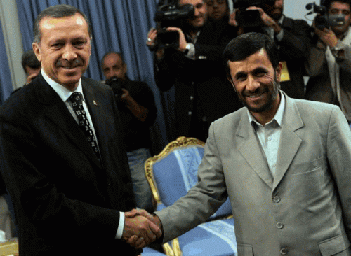 Erdogan et Ahmadinejad