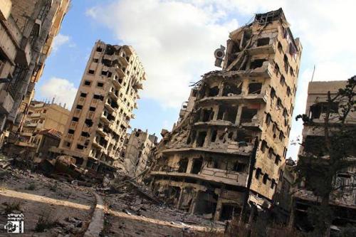 Homs, hier, une ville morte