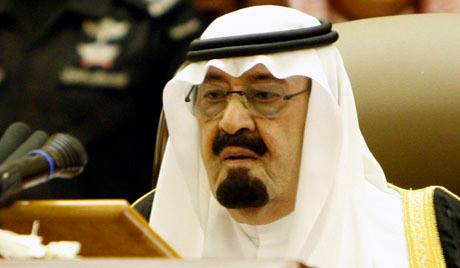 Le roi Abdallah d'Arabie Saoudite