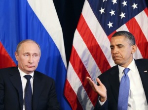 Vladimir Poutine et Barack Obama
