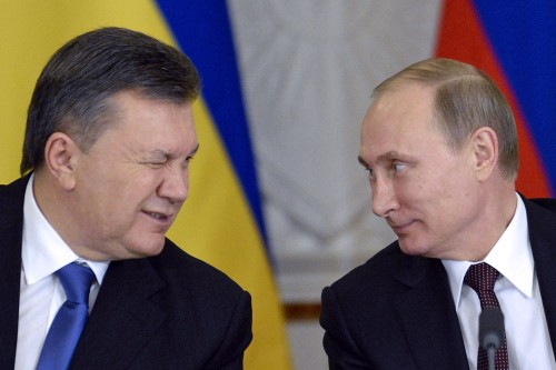 Viktor Ianoukovitch et Vladimir Poutine