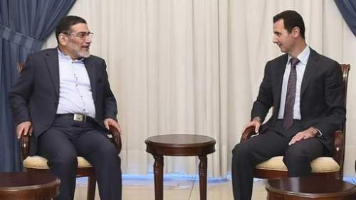 Ali Shamkhani et Bachar al-Assad