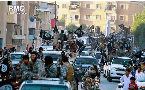 Parade jihadiste à Raqqa