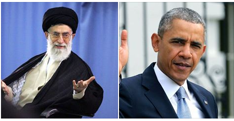  L'ayatollah Ali Khamenei et Barack Obama