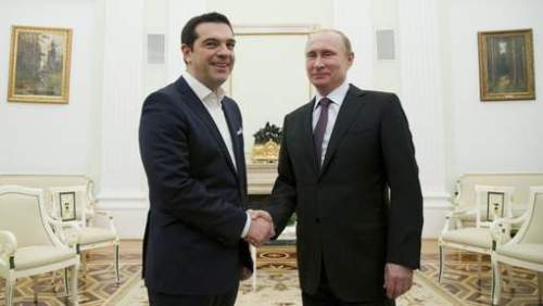 Alexis Tsapiras et Vladimir Poutine
